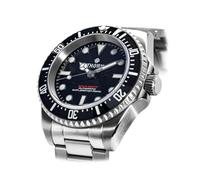 NIADI Thorn Titanium Metal with Helium Exhaust Valve Dive Watches Deep Waterproof NH35 Automatic Mechanical Wristwatches, V 2, Modern