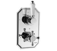 Niagara Arlington Shower Valve Concealed Traditional Chrome Thermostatic Twin