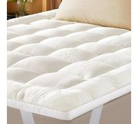 Niagara Bamboo Single Mattress Topper - 3 cm Thick Breathable Pillow Top Bed Mattress Pad for Back Pain Relief - Pocket Topper Fits 20-50 cm Mattress (90x190 cm)