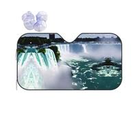 Niagara Fall Print Car Sunshade For Windshield, Car Sunshade For Most Cars With Suction Cups