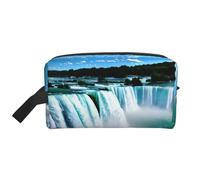 Niagara Fall Print Printed Travel Storage Pouch, Double Sided Large Bag for Clothes and Personal Accessories