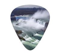 Niagara Falls 12 Pack Guitar Plectrums With Storage Case, 0.46/0.71/0.96mm, Including Thin, Medium Thick Guitar Plectrums For Electric Guitars Bass Ukulele