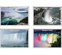 Niagara Falls - 4 Pack - Jumbo Fridge Magnet/Magnets