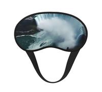 Niagara Falls Blackout Sleep Mask - Soft Adjustable Eye Mask for Full Light Blocking, Deep Sleep, Travel & Relaxation
