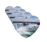 Niagara Falls Car Air Fresheners Cards Set of 4 Pieces Personalized Car Fresheners Gifts for Men Women Auto Aromatherapy Tablets Hanging Scented Cards for Wardrobe Bathroom
