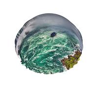 Niagara Falls Double Layered Shower Cap For Women Reusable Suitable For Bathing Spa