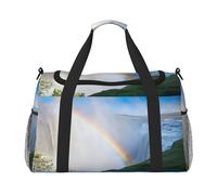 (Niagara Falls) Durable Twill Travel Tote Bag Large Capacity Handheld & Crossbody Bag for Weekend Trips,Sports,and Outdoor Activities