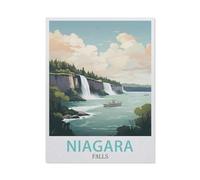 Niagara Falls，Funny Tin Sign Retro Metal Sign for Home Farm Toilet Restroom Washroom Wall Decor Gift(30x40cm）12x16 inch-X37