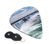 Niagara Falls Guitar Picks 6-Pack - Pick Set (0.46mm / 0.71mm / 0.96mm) Suitable For Guitar And Ukulele Playing