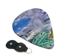 Niagara Falls Guitar Plectrum 6-Piece Set For Acoustic Guitar, Electric Guitar, Bass, Ukulele - Thin, Medium And Thick