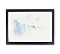Niagara Falls in Canada in Abstract Framed Print | A2 Black Framed Wall Art | Ready to Hang | Abstract Fantasy Picture | Living Room Bedroom Lounge Office