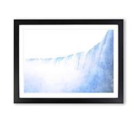 Niagara Falls In Canada Painting Modern Art Framed Print | A2 Black Framed Wall Art | Ready to Hang | Modern Historical Picture | Living Room Bedroom Lounge Office