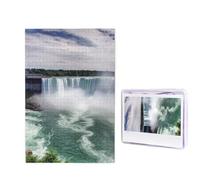 Niagara Falls Jigsaw Puzzles 1000 Pieces Wooden Puzzle Personalized Photo Puzzle for Adults Picture Puzzle Custom Puzzle Wedding Puzzle for Birthday Valentines Day Anniversary