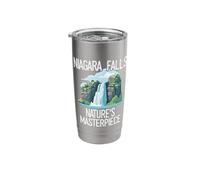 Niagara Falls Nature's Masterpiece Earth Day Summer Tee Trip Stainless Steel Insulated Tumbler