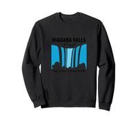 Niagara Falls: Nature's Shower Waterfall Adventure Sweatshirt, Adult Unisex, Black, XL