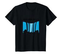 Niagara Falls: Nature's Shower Waterfall Adventure T-Shirt, Kids, Black, 8 Years