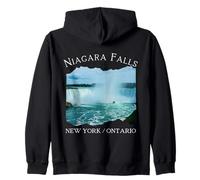 Niagara Falls New York Ontario Tourist Souvenir Men Boy Kids Zip Hoodie