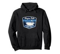 Niagara Falls New York Waterfall Travel Adventure Night Sky Pullover Hoodie