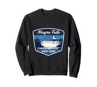 Niagara Falls New York Waterfall Travel Adventure Night Sky Sweatshirt