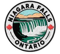 Niagara Falls Ontario Canada Patch for Clothes - Embroidered Iron on Patch for Backpack Jacket - Fabric Sports Patches for Clothes Souvenirs & Gifts ID45095