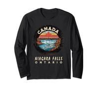 Niagara Falls, Ontario, Toronto & the Canadian Flag Long Sleeve T-Shirt