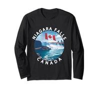 Niagara Falls, Ontario, Toronto & the Canadian Flag Long Sleeve T-Shirt