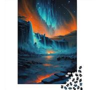 Niagara_Falls_Orange_Sky_ Paper Jigsaw Puzzles for Adults 1000 Piece Puzzles Rectangular Puzzle And Home Decor And Family Game 1000pcs (38x26cm)