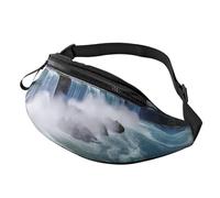 Niagara Falls Outdoor Sports Waist Bag & Casual Chest Pack, Adjustable Unisex Fanny Pack for Hiking/Running/Cycling