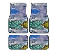 Niagara Falls Print Car Floor Mat 4-Piece Set - Stylish Automotive Interior Carpet - Universal Fit for SUV Sedan Truck