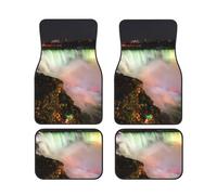 Niagara Falls Print Vehicle Stylish Floor Mats Set 4 Pieces Car Foot Mat Anti-Slip Cushion Vans Sedans