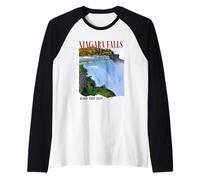 Niagara Falls Road Trip 2025 USA Family Vacation Raglan Baseball Tee