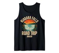 Niagara Falls Road Trip 2025 Vintage Sunset Travel Tank Top
