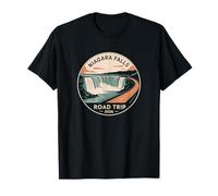 Niagara Falls Road Trip 2026 Vintage Scenic Art T-Shirt