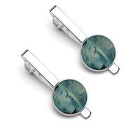 Niagara Falls Silver Tie Clip Suit Accessories for Men Necktie Bar Set Pin Business Wedding