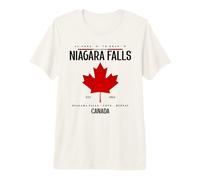 Niagara Falls Souvenir Canadian Flag Premium T-Shirt