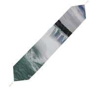 Niagara Falls Table Runner for Dining Table, Short Plush Runners Washable & Durable Tablerunner Modern Home Decor for Wedding, Kitchen, Holiday 200*33cm