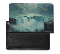 Niagara Falls Trendy Passport Holder Credit Card Cover Travel Essentials Wallet