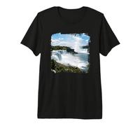 Niagara Falls Waterfall Scenic Landscape Nature View Premium T-Shirt