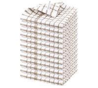 Nialnant 12 Pack 100% Cotton Tea Towels Soft Absorbent Quick Dry Tea Towels for Kitchen Dishwashing Small Yellow Check 12 x 12 Inch