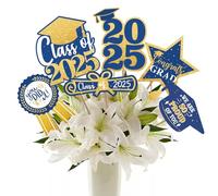 Nialnant 30 PCS Graduation Party Decorations Class of 2025, 2025 Graduation Centerpieces for Tables, Grad Party Decorations 2025, 2025 Graduations Party Supplies, Table Decoration Sticks for Party