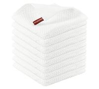 Nialnant 8 Pack Dish Cloths,100% Cotton Kitchen Dish Towels for Washing Dishes,Soft Absorbent Quick Drying Dish Dags,Cleaning Rag-12x12 Inches