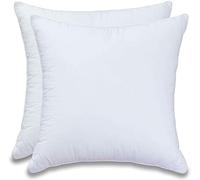 NIAM Hollowfibre Cushion Inner Pad Polyester Decorative Cushion Stuffer Inserts Square Pillow Filled White Inner Fillers Scatters for Bed Couch Sofa (24 x 24 Inch, 2)