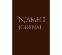 Niamh - An Irish Name Journal: A Personal Lined Notebook with Irish Name Meaning: A Personal Lined Notebook with Irish Name Meaning