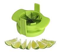 NIANE Lemon & Lime Wedge Slicer Lemon Slicer Kitchen Multipurpose Stainless Steel Orange Slitter Fruit Cutter Kitchen Accessories,Green