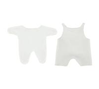 niannyyhouse 10cm 13cm 15cm 20cm 30cm 40cm Plush Doll Clothes Anti-staining Thin Bodysuit Doll Dressup (20cm)
