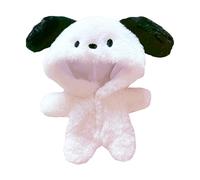 niannyyhouse 10cm~15cm 20cm 40cm Plush Doll Clothes Puppy Onesies Outfit Dolls Accessories Dress Up (White 20cm)