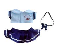 niannyyhouse 10cm~15cm 20cm Plush Doll Clothes Shirts Pants Skirts Ties Bowties School Uniform Outfit Stuffed Toy Dressup (B-10cm~15cm)
