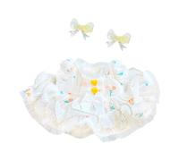 niannyyhouse 10cm-15cm Plush Doll Clothes Headdress Dress Dolls Dressup (a1)