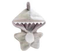 niannyyhouse 10cm~15cm Plush Doll Clothes Onesies Sharks Dinosaurs Cows Rabbits Fawns Unicorn Patterns Bodysuit Dolls Dress Up Accessories (Gray)