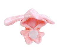 niannyyhouse 10cm~15cm Plush Doll Clothes Onesies Sharks Dinosaurs Cows Rabbits Fawns Unicorn Patterns Bodysuit Dolls Dress Up Accessories (Pink)
